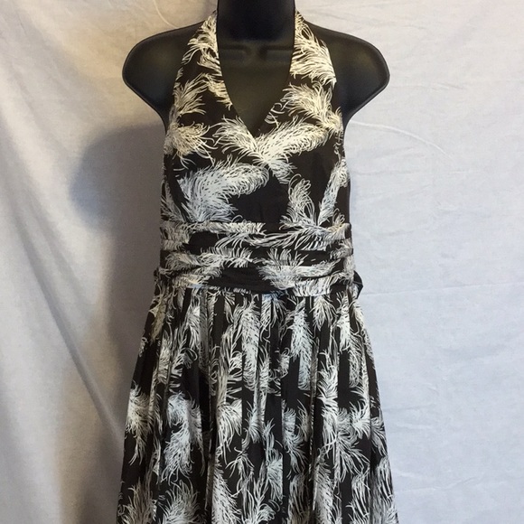 ANTONIO MELANI Dresses & Skirts - Antonio Melani brown floral halter dress size 8